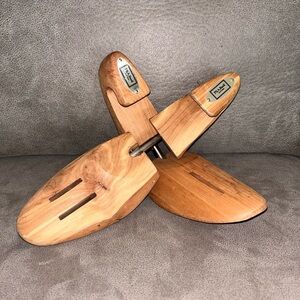 JoS. A. Bank Cedar Wood Metal Shoe Trees Stretchers MADE USA 12” s5